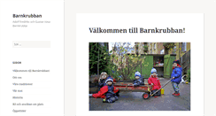 Desktop Screenshot of barnkrubban.se